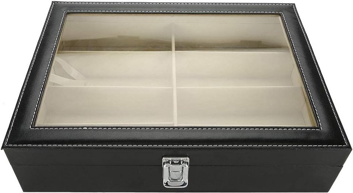 Luxe Opbergdoos voor Brillen en Zonnebrillen met 8 Vakken