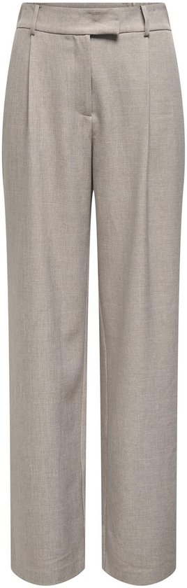 ONLY ONLLINDA HW STR MEL PANTS TLR NOOS Pantalons pour femme - Mélange de champignons