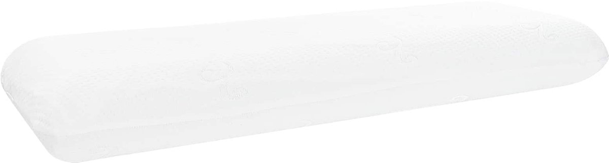 vidaXL Slapen - kussen - 135 - x - 36 - x - 13 - cm - Medium - Gelgeheugenschuim - Wit