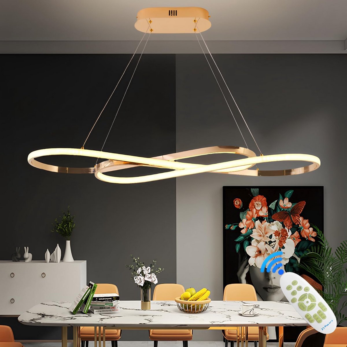 Eettafel Lamp - Hanglamp Eetkamer - Design Lamp Keuken en Slaapkamer - Interieurlicht