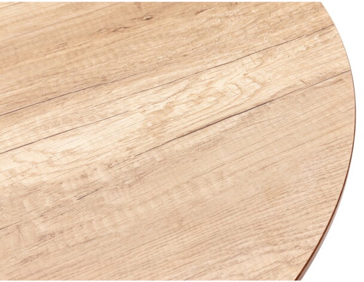 Sens-Line Table de jardin Jamy HPL Ø70cm - couleur bois