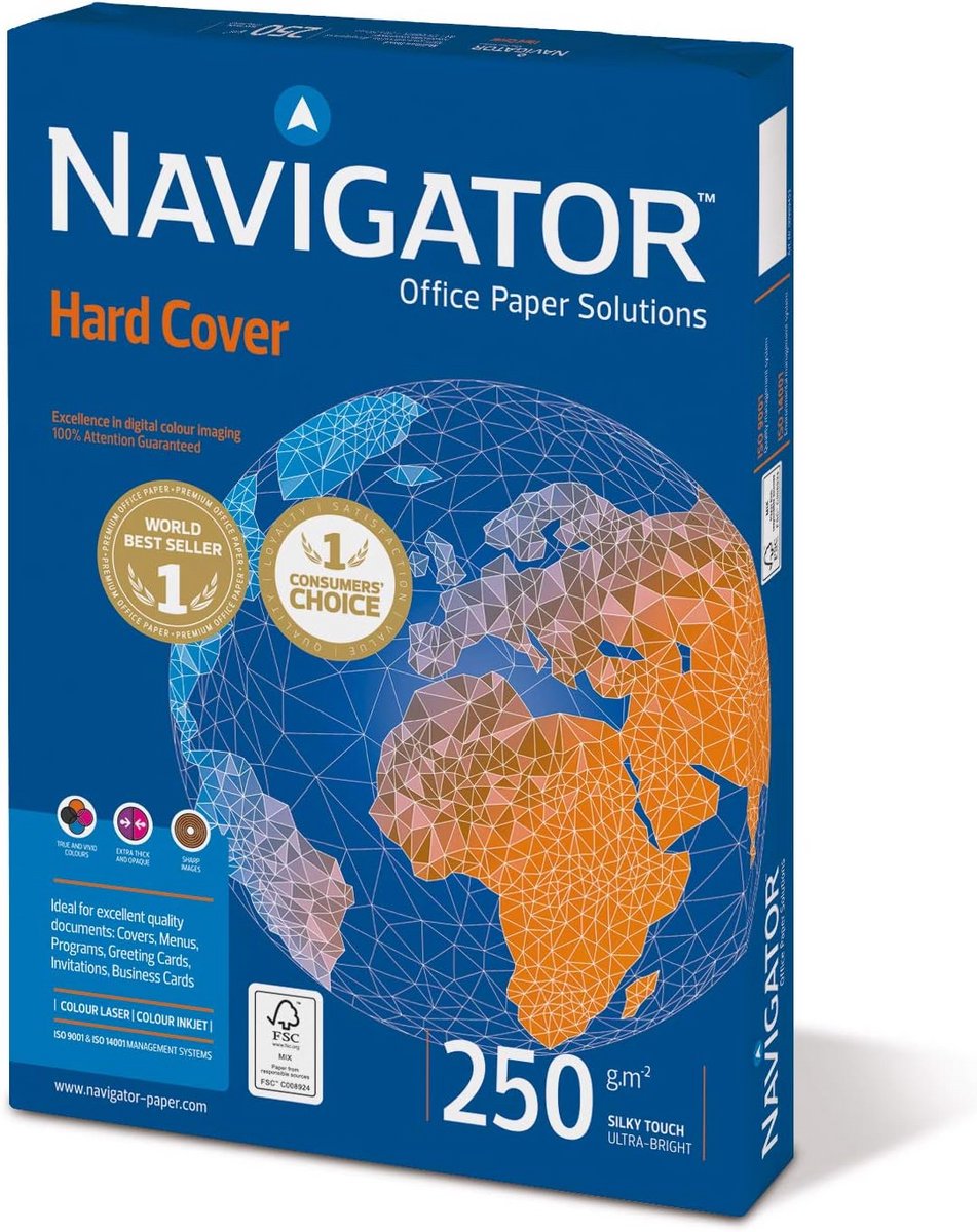 Multifunctioneel Printerpapier A4 250g Zwaar Karton 125 Vel