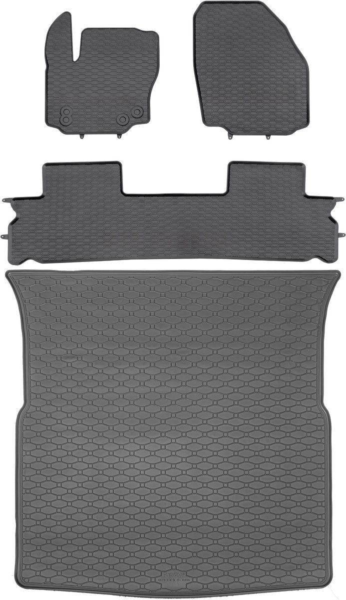 Max-Dywanik Rigum + Geyer Serie - Kofferbakmat en Autotapijten - Ford S-Max I VAN - 5-zits - 2006-2015