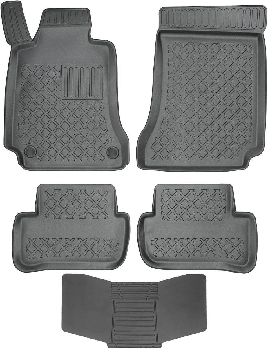 Max-Dywanik Aristar - Mercedes C-Klasse W204 - 2007-2014 - Exacte Pasvorm - Zwart