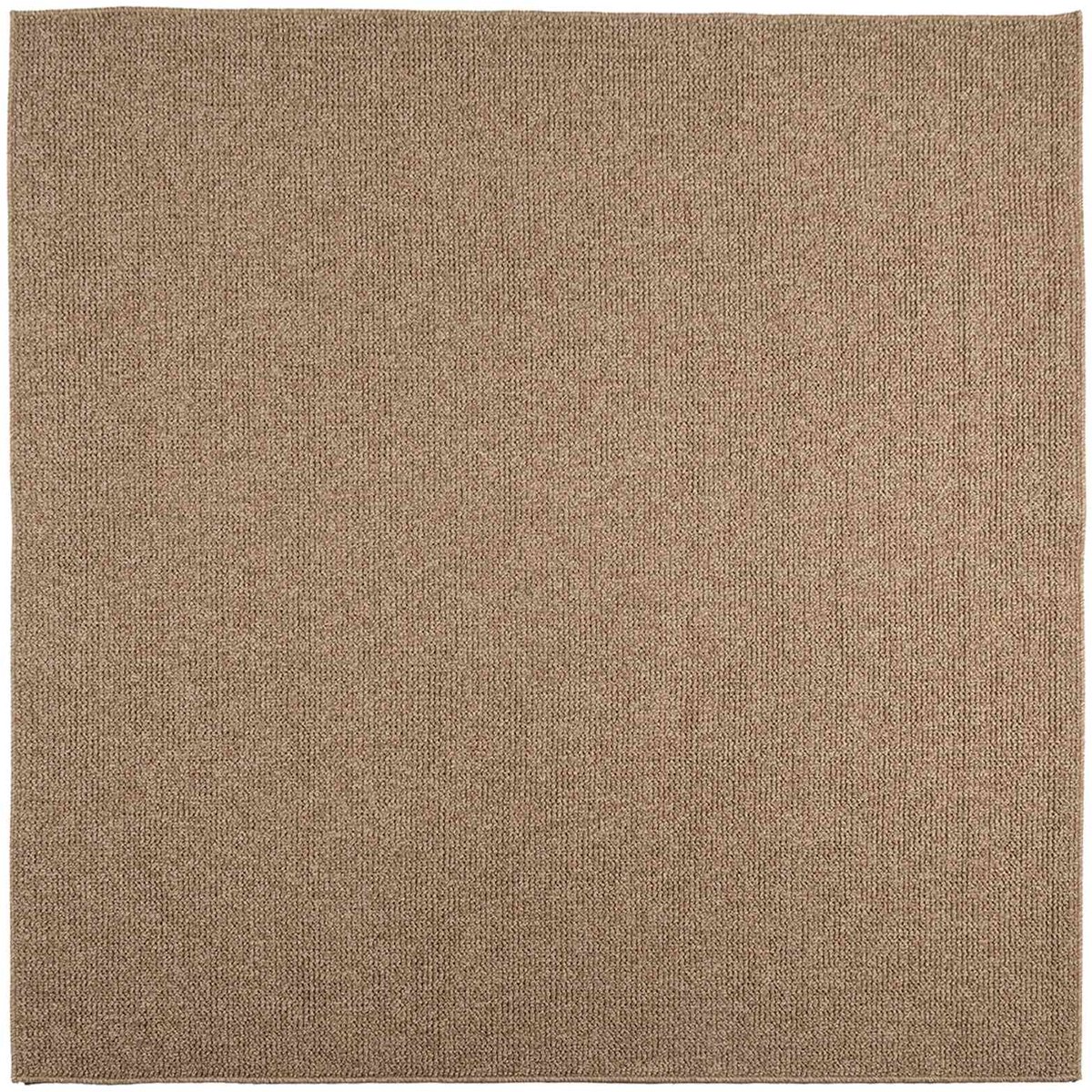 vidaXL Binnen- - en - buitenkleed - AGIRA - Naturel - 120 - x - 120 - cm - Polyester