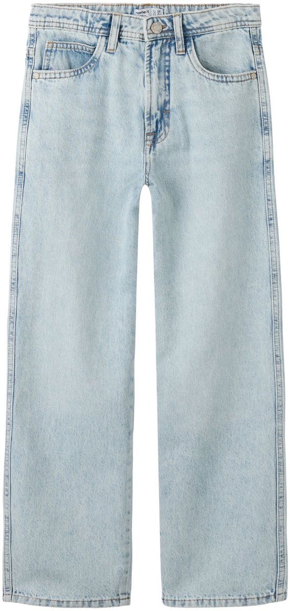 Jongensbroek Losse Pasvorm NAME IT Nlmtoizza DNM Pantalon Ample Pour Garçon, Jean Noir - Détails : Délavé, 158 Jongens Losse Jeans NAME IT