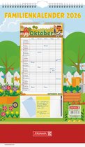 Grote familie kalender 2026 met 5 kolommen voor maandplanning