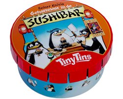 999 Games - Tiny Tins: Geharrewar in de Sushibar - Dobbelspel - Ideaal om overal mee naartoe te neme