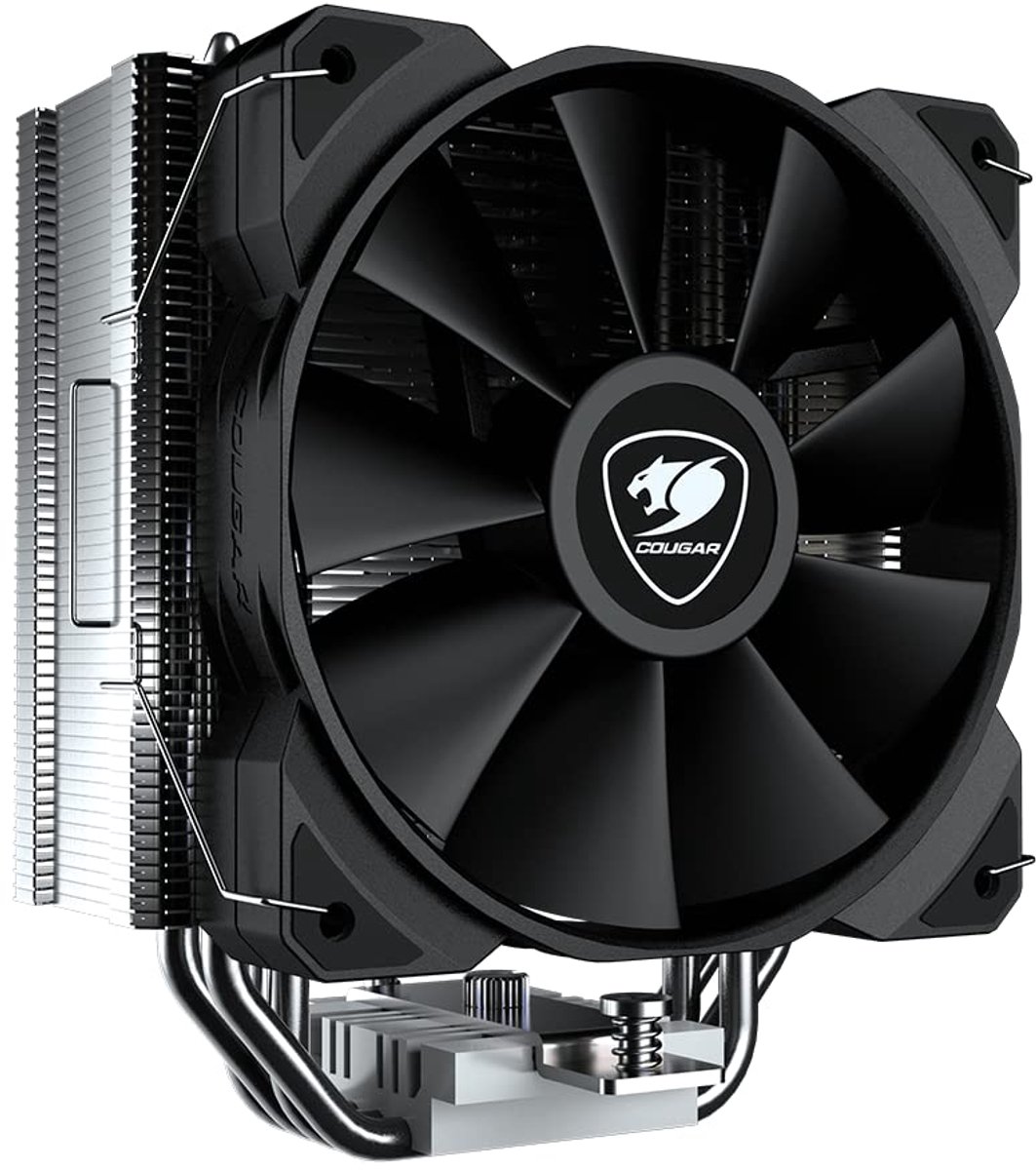 Krachtige Single Tower CPU Koeler met Ventilator - Stil en Effectieve Warmteafvoer