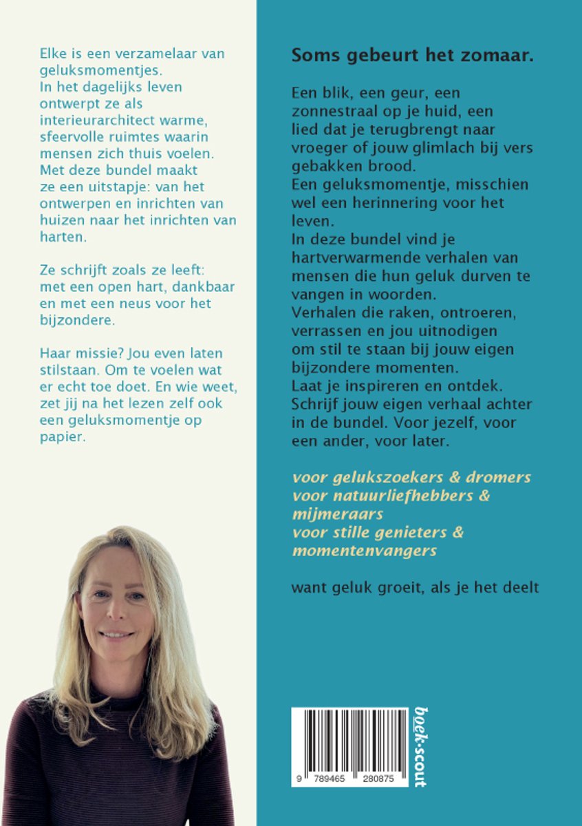 DEEL JE GELUK - back cover