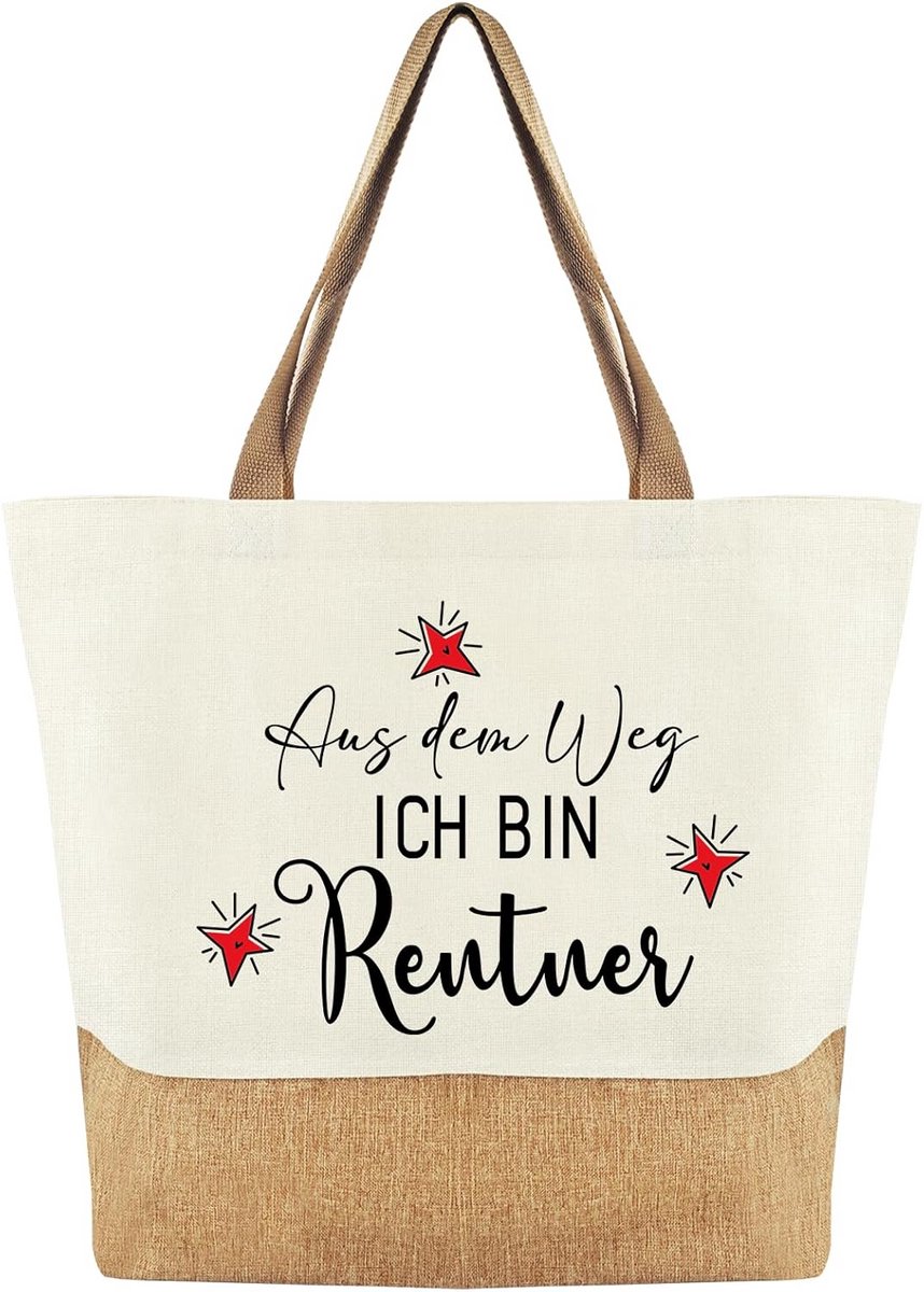Duurzame Jute Shopper voor Dames - Gemaakt van Jute en Katoen