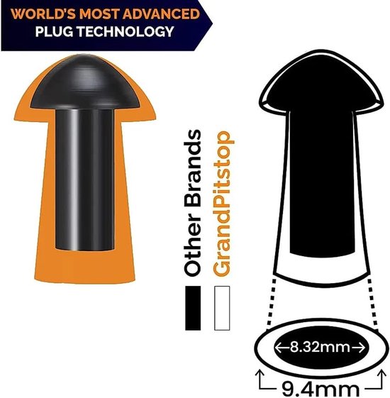 Tubeless Banden Reparatieset Paddenstoel Plugs voor Motor, Auto en Fiets van Merkloos — afbeelding 5