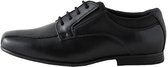Next - Jongens - Leren vetersschoenen voor school - Zwart