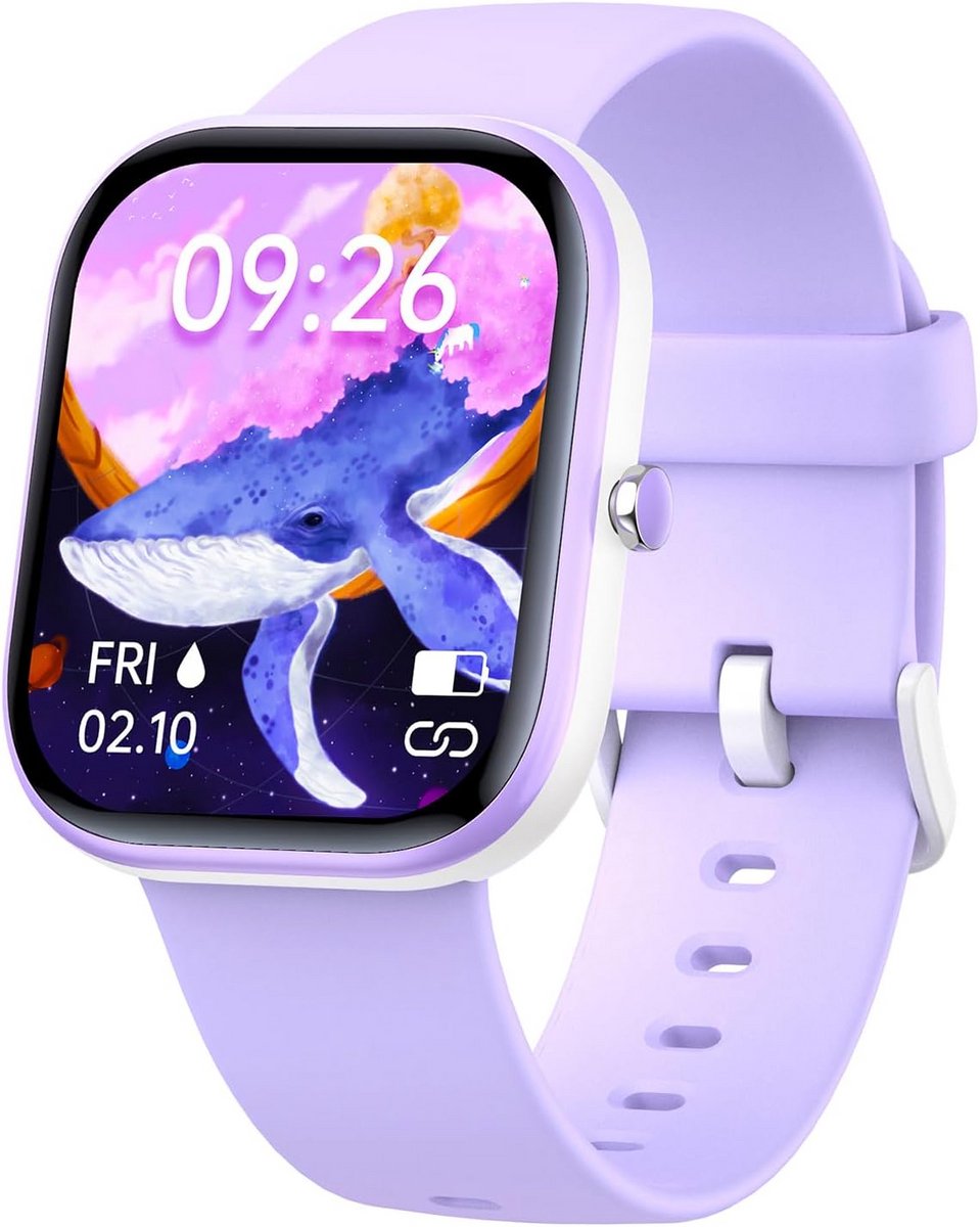 Waterdicht Kinder Smartwatch met 19 Sportmodi en Hartslagmeter