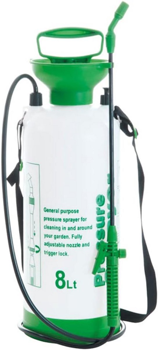 Drukspuit 8 Liter voor Tuin en Plantenverzorging met Lange Lans