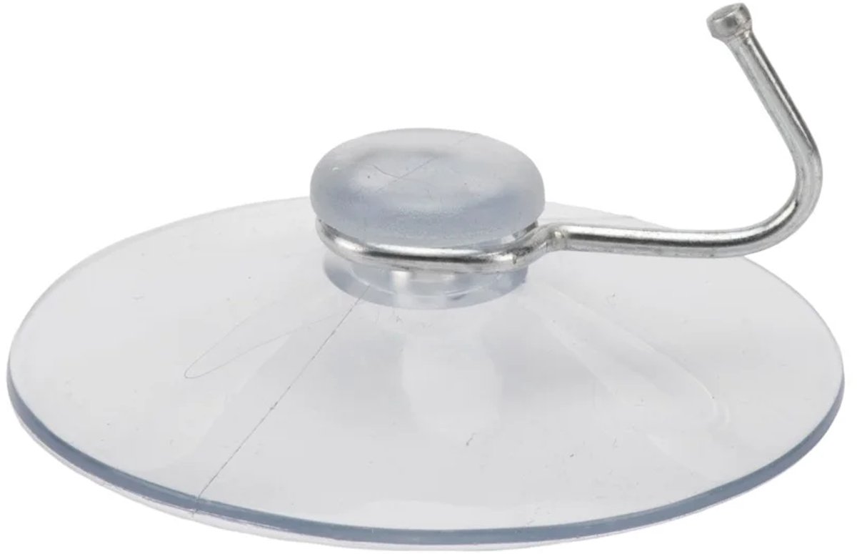 Afdekzeilwinkel - Zuignap 60mm met haak 12 stuks per verpakking