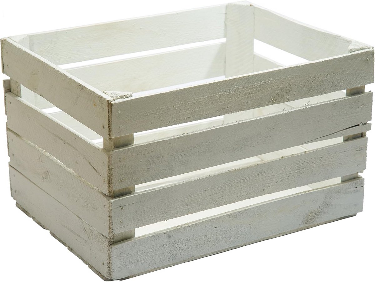 Massieve Houten Hollandse Fruitkist voor Decoratie en Opslag