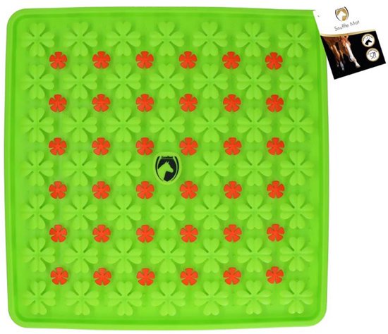 Excellent Horse Snuffelmat Paard - 50 x 50 cm - Paardenspeelgoed en Voermat - Snuffelmat voor Paarden tegen Verveling - Geschikt voor elk Paard