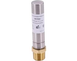 Waterslagdemper 1/2 inch RVS voor Wasmachine en Kraan - Geluidsarm en Duurzaam