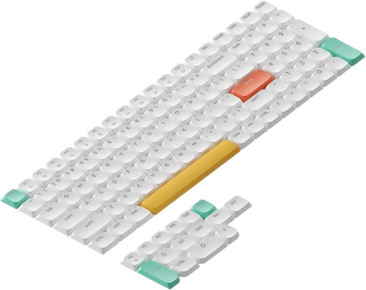 Dye-Sub PBT Keycaps Set voor Mechanisch Toetsenbord - Zomer & Strand Thema