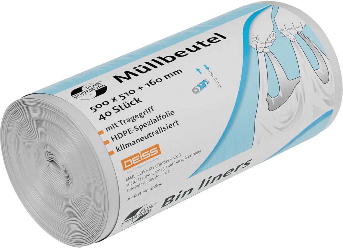 Stevige Universele Vuilniszakken 25 Liter Scheurvast HDPE