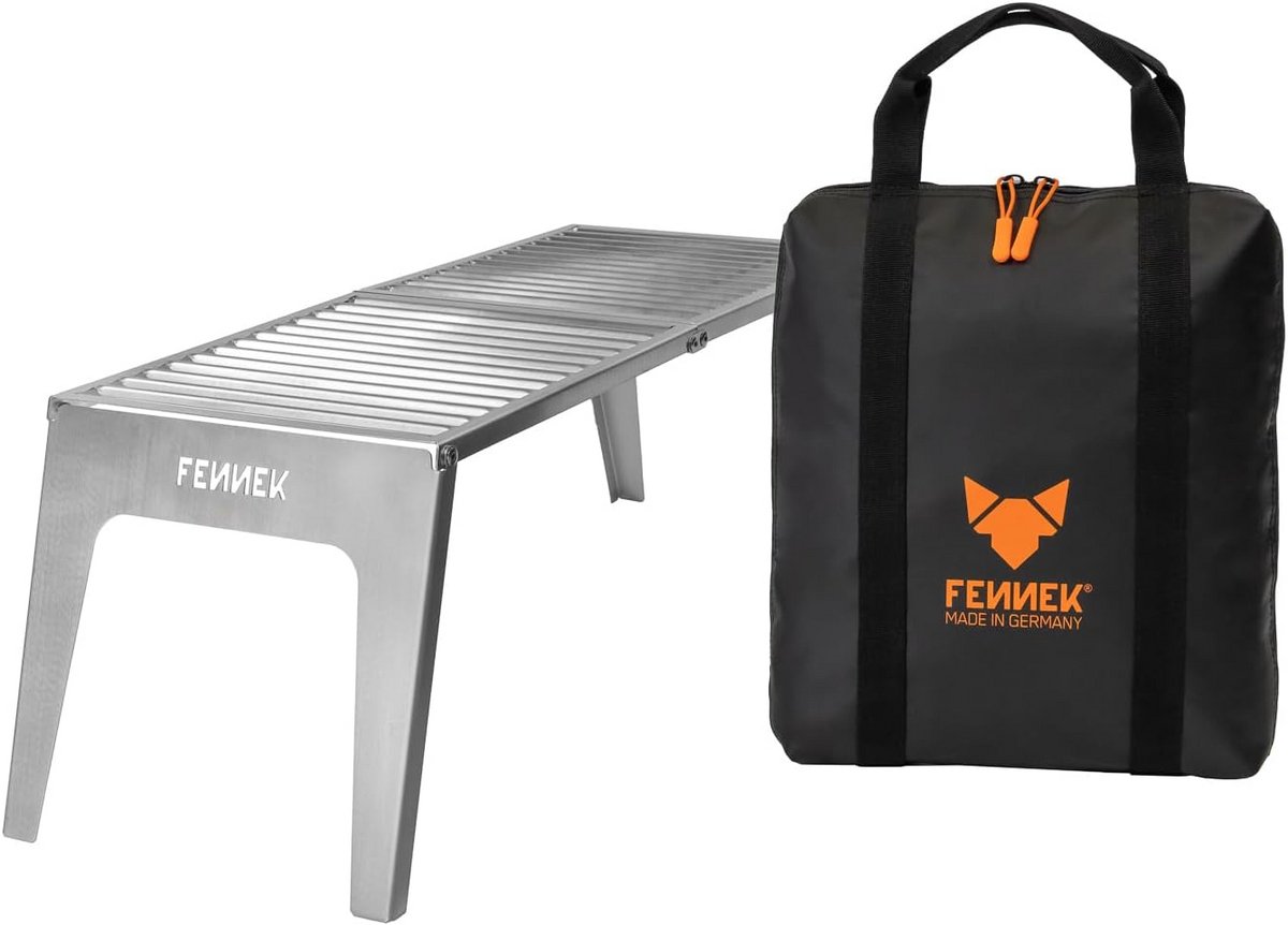 Mobiel Grillrooster XL – Groot en Stabiel Roostervlak voor Buiten Koken en Barbecueën