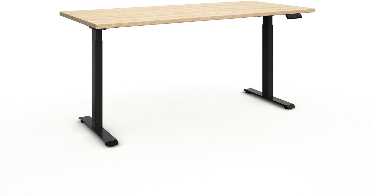 Elektrisch bureau Orion Zandeiken - 180x80cm - Hoogte 73 cm - In hoogte verstelbaar