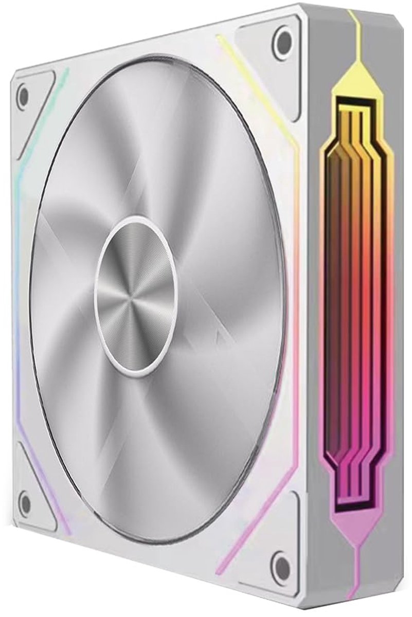 ARGB PWM PC Ventilator 120mm Omgekeerde Flow Kristal Design