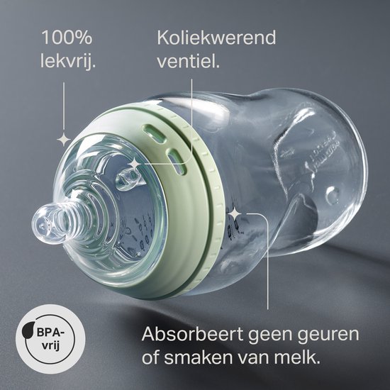 Tommee Tippee Geschenkset met glazen Natural Start babyflessen en fopspenen - 0m+ van Tommee Tippee — afbeelding 2