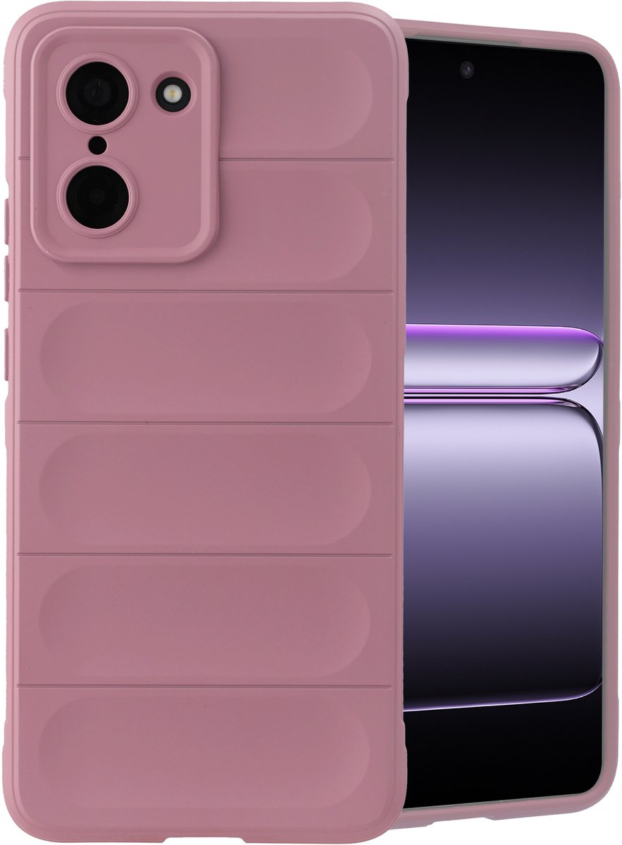 imoshion Hoesje - Geschikt voor OnePlus Nord CE5 - EasyGrip Backcover - Paars