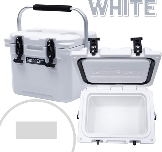 Compacte Koelbox 10 Liter - Premium Ijskist met Bekerhouders en Draaggreep - Wit van Merkloos — afbeelding 5