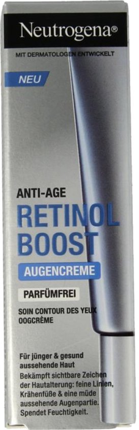 Neutrogena Anti-Age Retinol Boost Oogcrème. Parfumvrij.