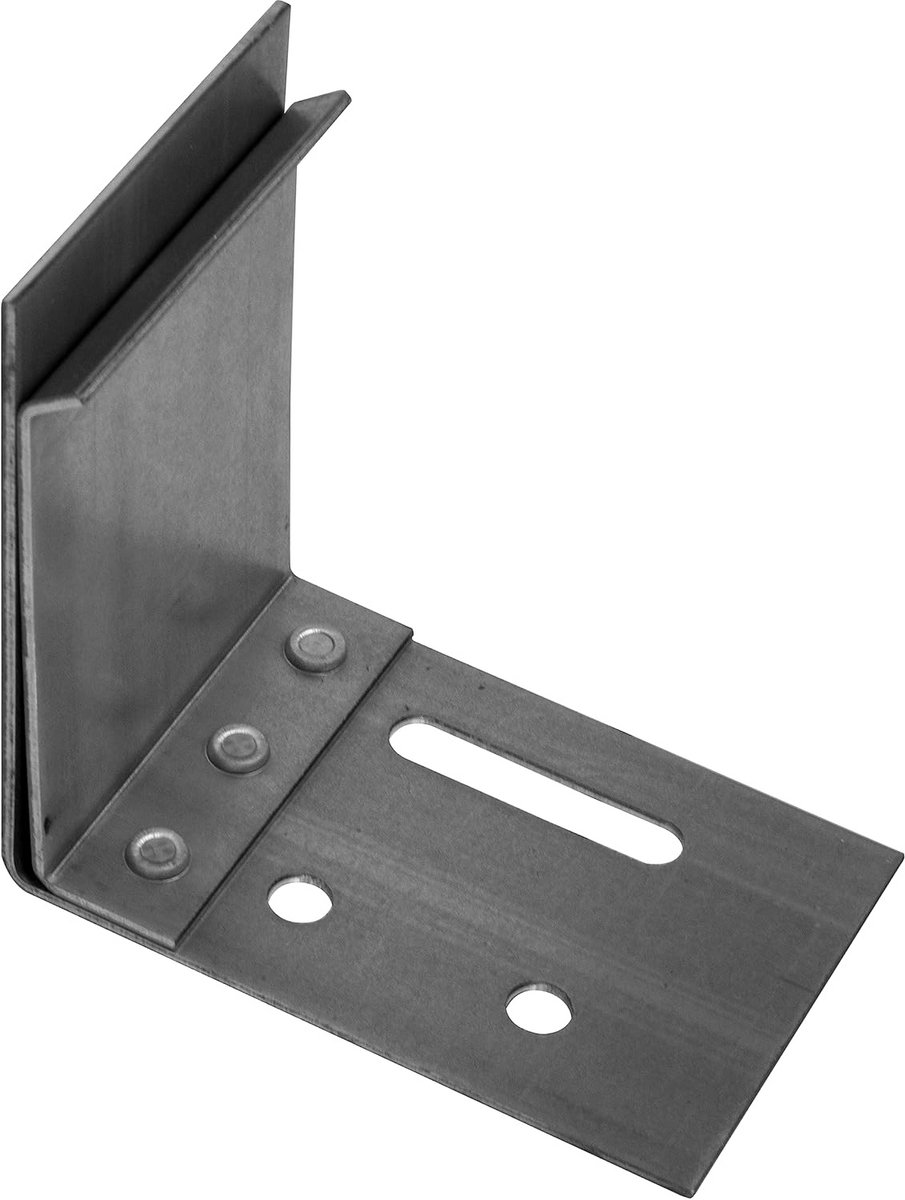 2x Deurbevestiging Hoekverbinder voor UA Profielen - 125mm - Voor Deurkozijnen