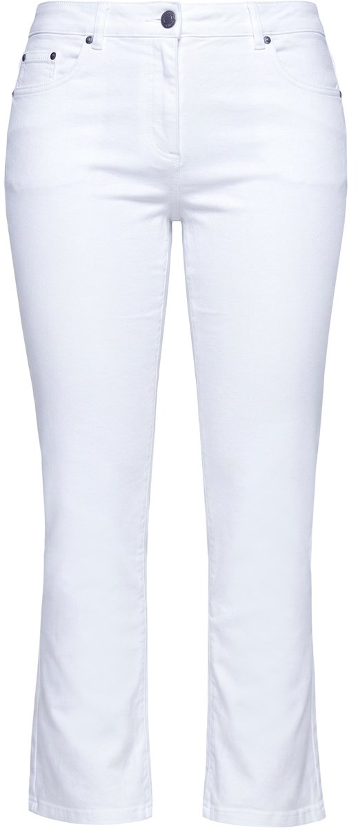 Angel of Style - Dames - Jeans Paula Straight Fit stretchcomfort 5-pocket - Sneeuwwit - Maat 92