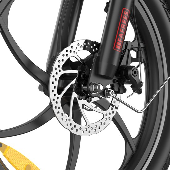 Fafrees F20+ Elektrische Fiets - 250W Motor - 36V 20Ah Accu - 20x3" Banden - 90km Bereik - 25 km/u Snelheid - Zwart van FAFREES — afbeelding 4