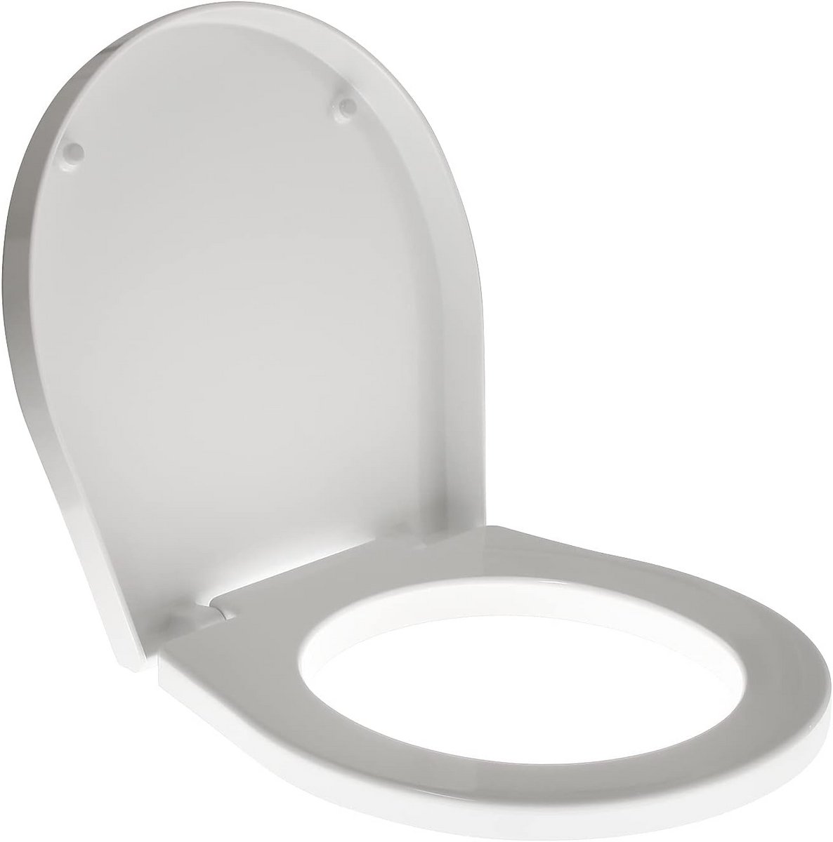 Toiletbril Geschikt voor Eesedra Bulll 500 Keramiek - RVS Scharnieren