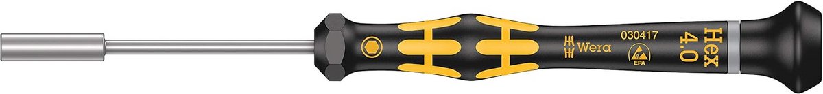 ESD Dopsleutel 4.0 x 60 mm - Schroevendraaier voor Precisie en Veilig Werken