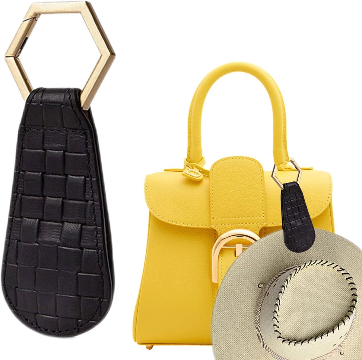 Hoedclip voor op reis, magnetische hoedclip voor handtas, hoedclip voor bagage, hoedclip voor buitenactiviteiten, handige reisaccessoire voor je hoed