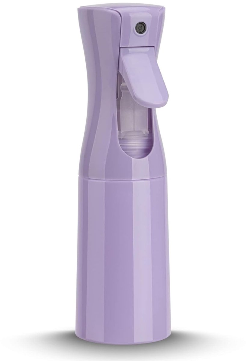 Daity Haarsprayfles (200 ml) met een continue ultrafijne nevelsproeier - geschikt voor haar - salons - kapperszaken - plantaardige producten - huidverzorging en reiniging. 1 fles - paars.