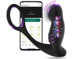 Ynkkvre - Analvibrator met APP-besturing - Mannen - 9 Vibratiemodi - Prostaatstimulatie - Voor solo of koppelsessies - Waterproof