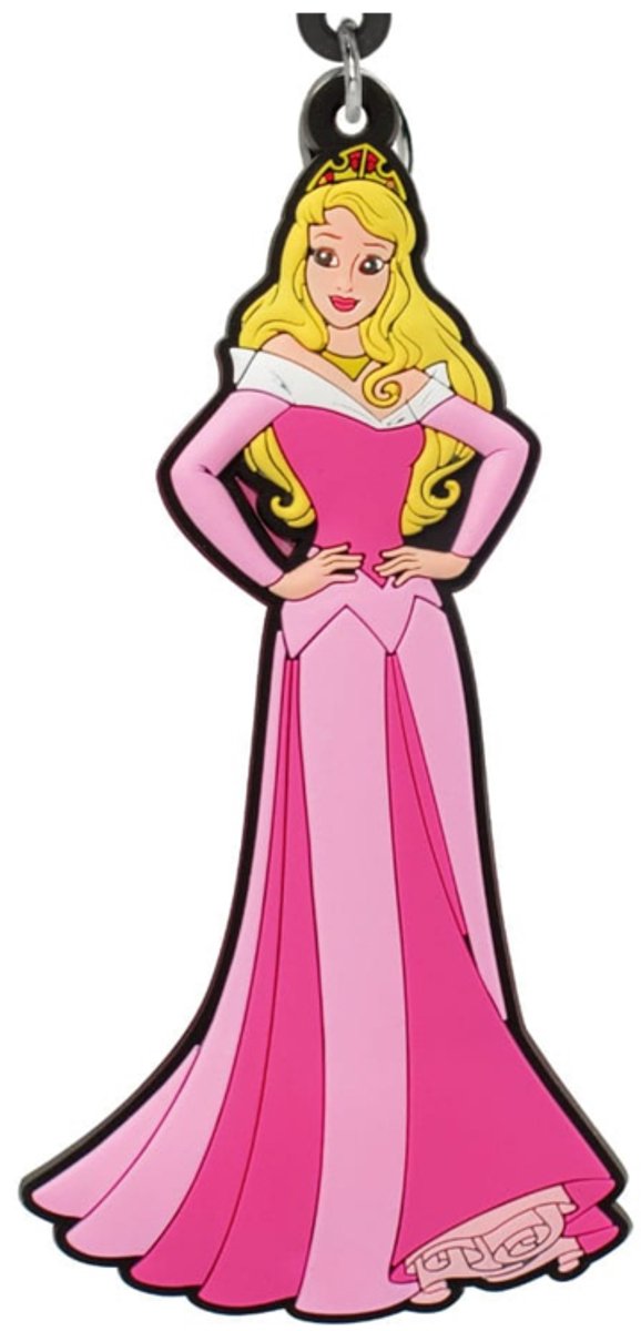 Disney Princess Soft Touch PVC Bag Clip Aurora
