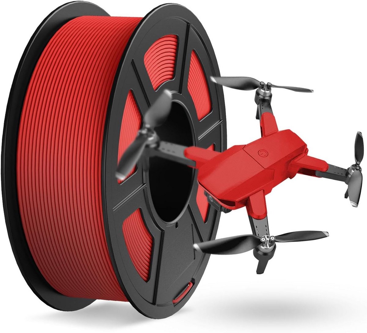 3D Printer Filament PETG Snelheid 1.75mm Mat Rood - Hoge Precisie & Brede Compatibiliteit