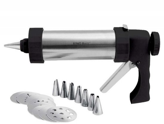 Kinghoff 1363 - Biscuit spuit - Staal van Kinghoff — afbeelding 3