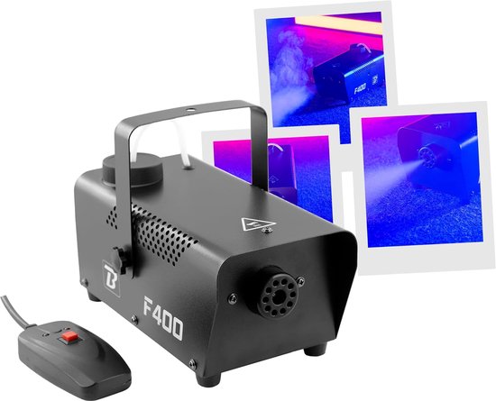 Grond Rookmachine Rookmachine F400 met Bedrade Afstandsbediening – 400W Fog Machine ...