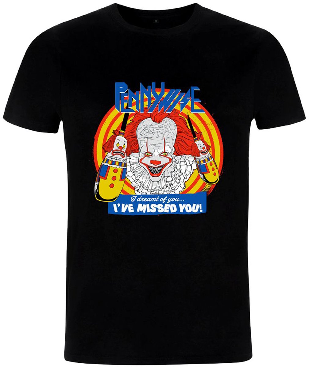 Pennywise T-Shirt – I’ve Missed You M Zwart