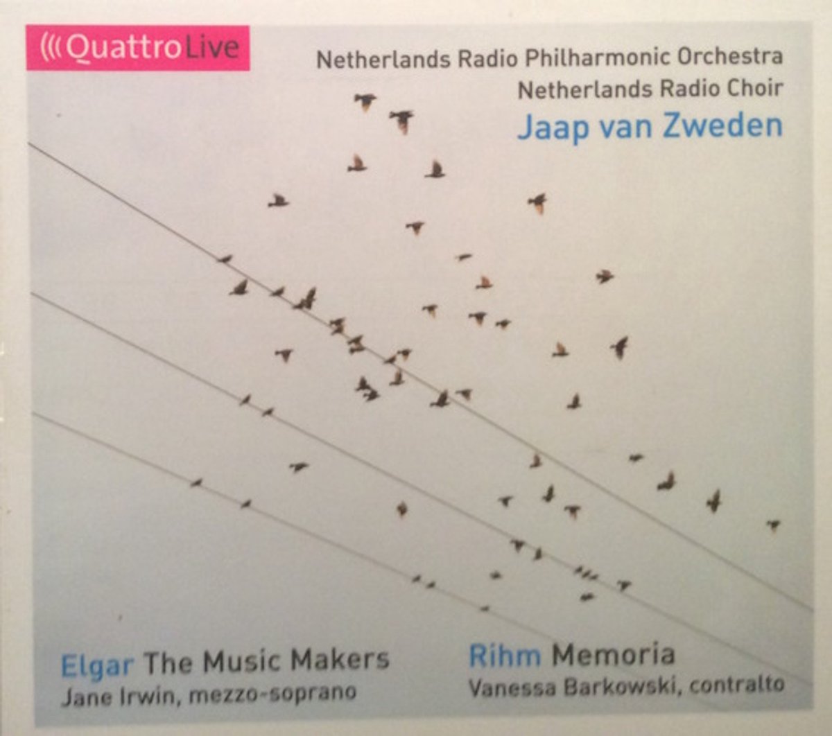Quattro Live - Elgar/ Rihm