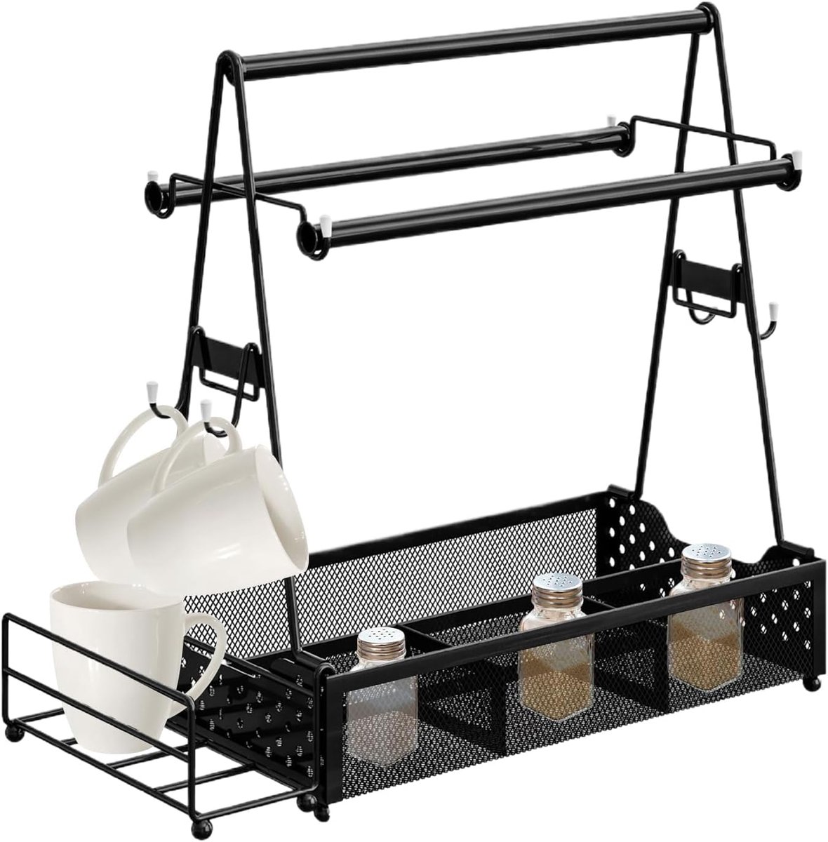 Opbergcaddie Grill - Barbecue Tafel - Buiten Koken - Stevige Constructie