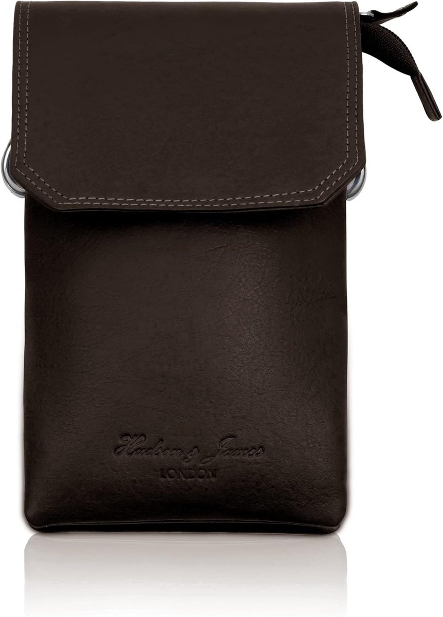 Telefoon Tas - Schoudertas Portemonnee - Dames Mode - Echt Leer - 21x12x3 cm