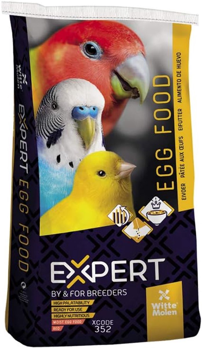 Eivoer - Vogelvoer - Gezonde Vogels - Speciaal voor redfactro - 10 Kg - Rood