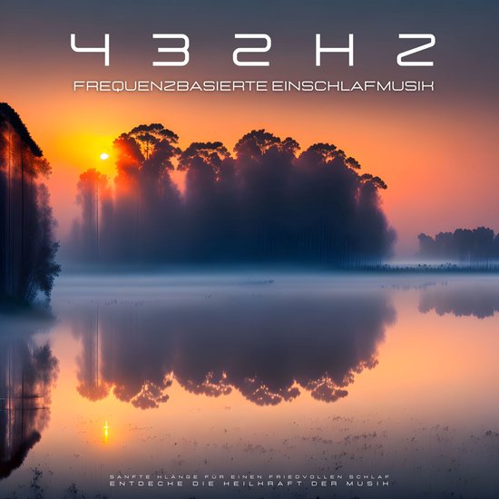 Frequenzbasierte Einschlafmusik 432Hz - Sanfte Klänge für  ... - cover